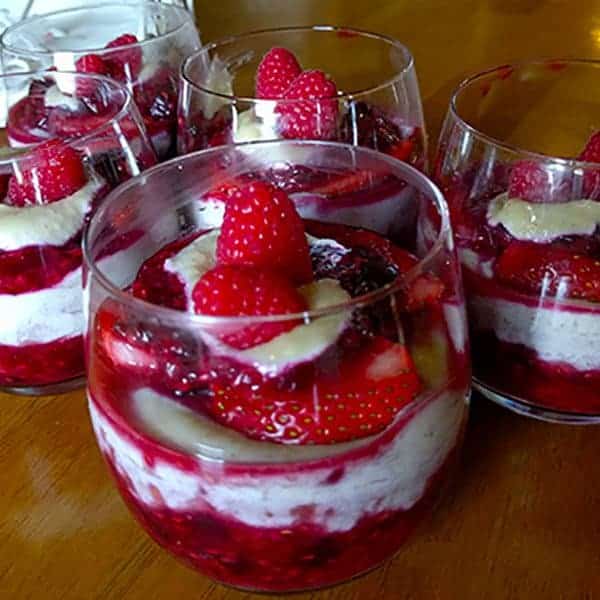Fresh Berry Parfait Dessert
