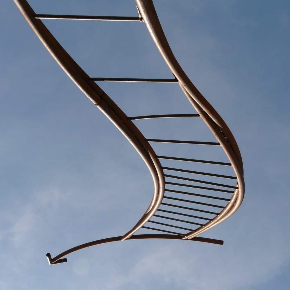 DNA Strand Sculpture at Raw Horizons
